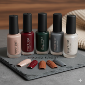 Pintauñas VELVET FROST – Fall/Winter Gel Series 6 tonos